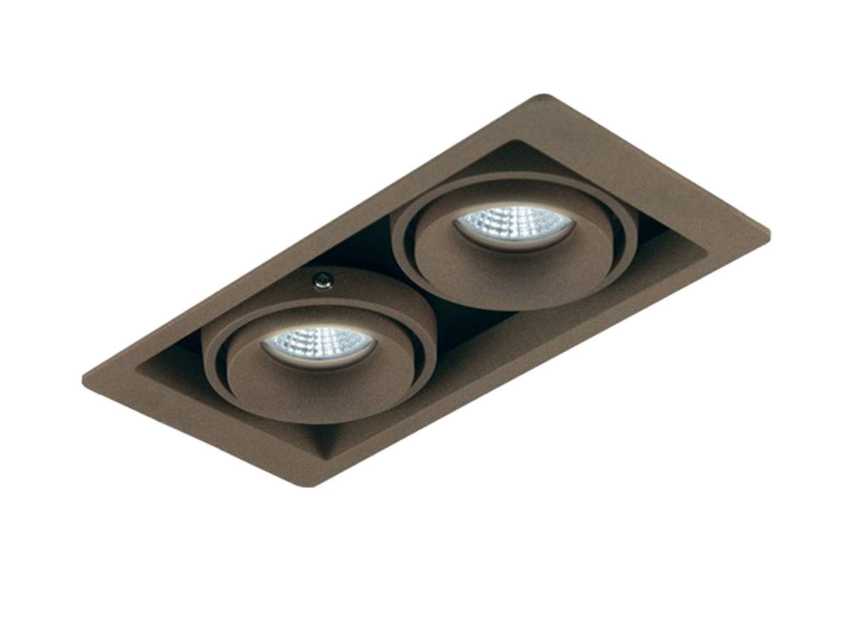 Встраиваемый светильник под сменную лампу Donolux DL18615/02WW-SQ Champagne/Black