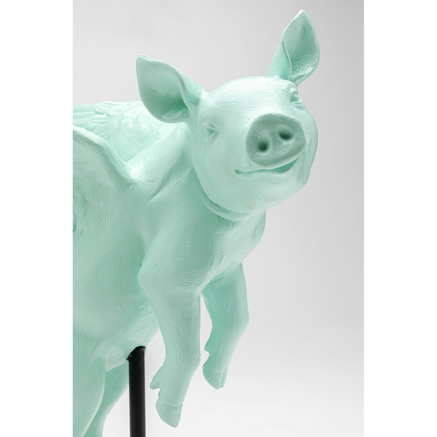 Фигура декоративная Flying Pig Turquoise 29cm KARE 56905