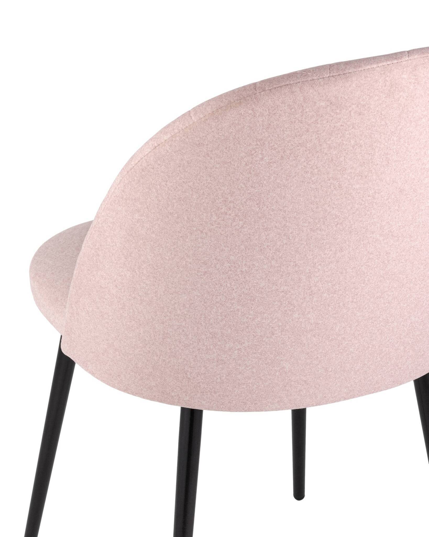 Стул Марсель микровелюр розовый Stool Group
