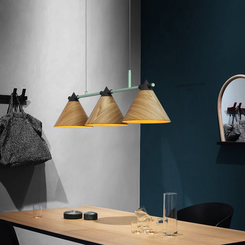 Подвесной реечный светильник CONE 4 Orange by ImperiumLoft