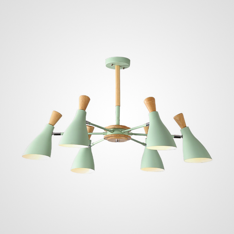 Люстра на штанге TUNE L6 Green by ImperiumLoft