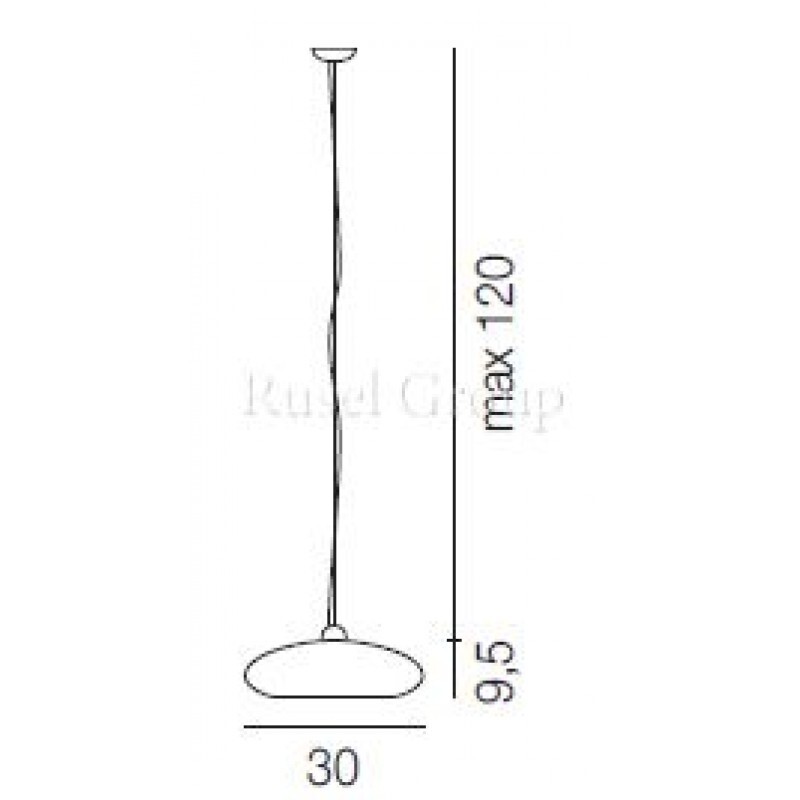 Подвесной светильник Vistosi BIANCA SP 30
