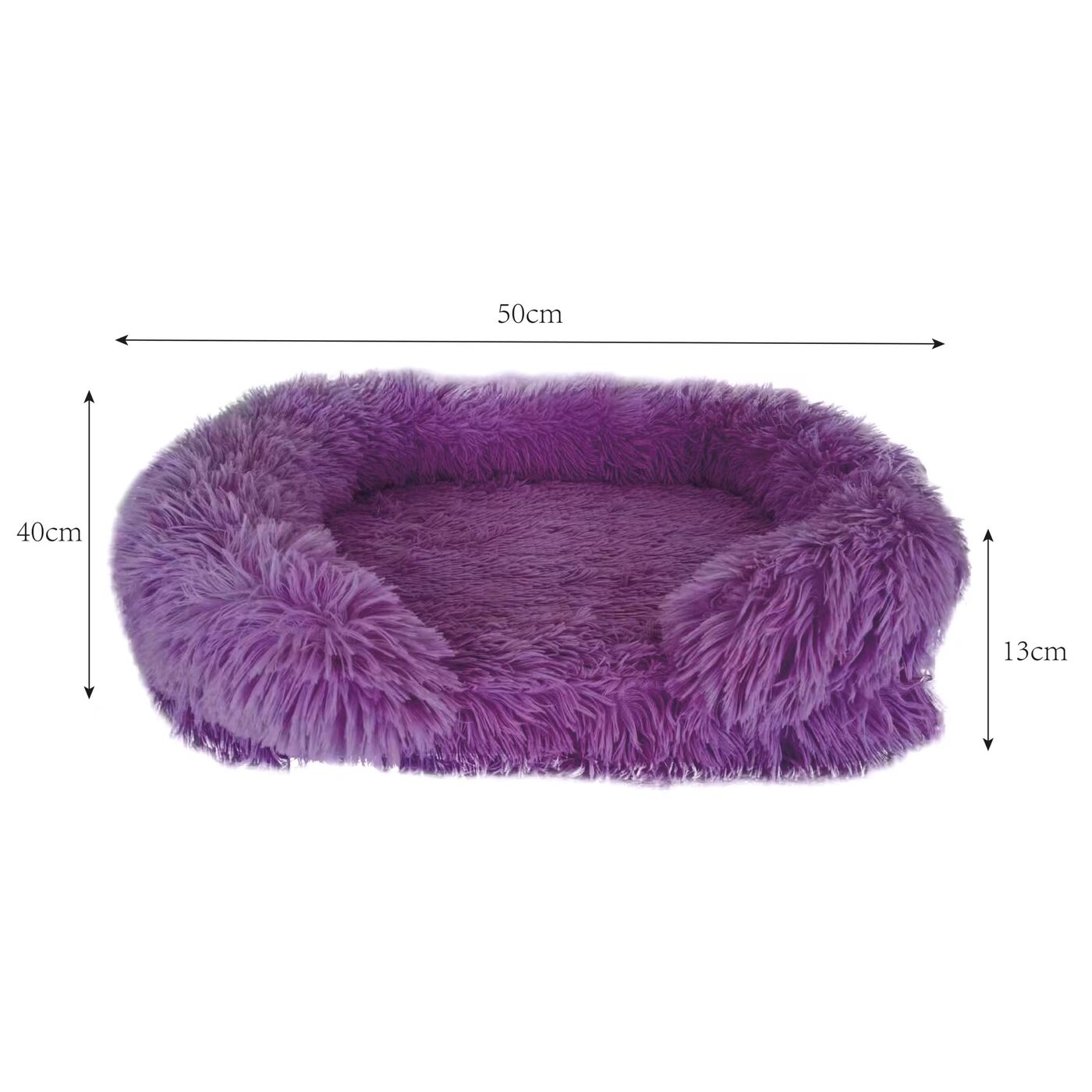 Лежанка Fluffy Purple KARE 70663