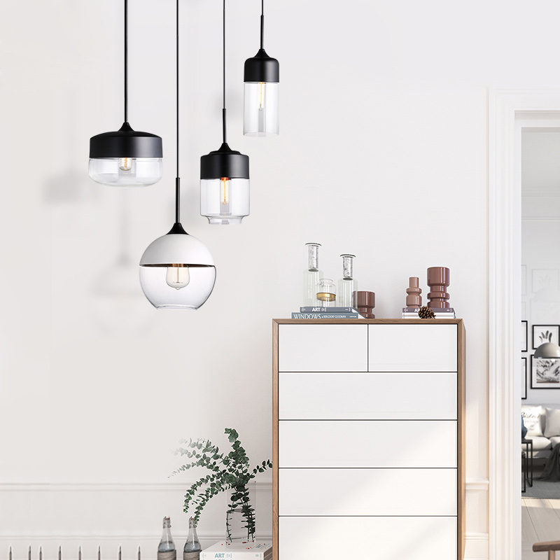 Подвесной светильник NORD B D13 Gray/Transparent by ImperiumLoft