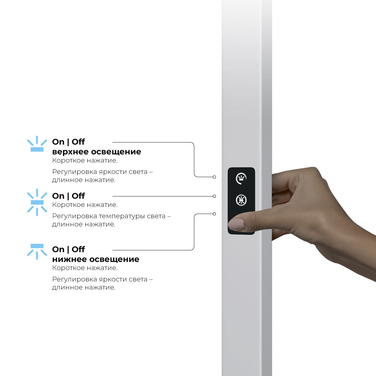 Светильник напольный Lumker RUBY-F-SL-NW