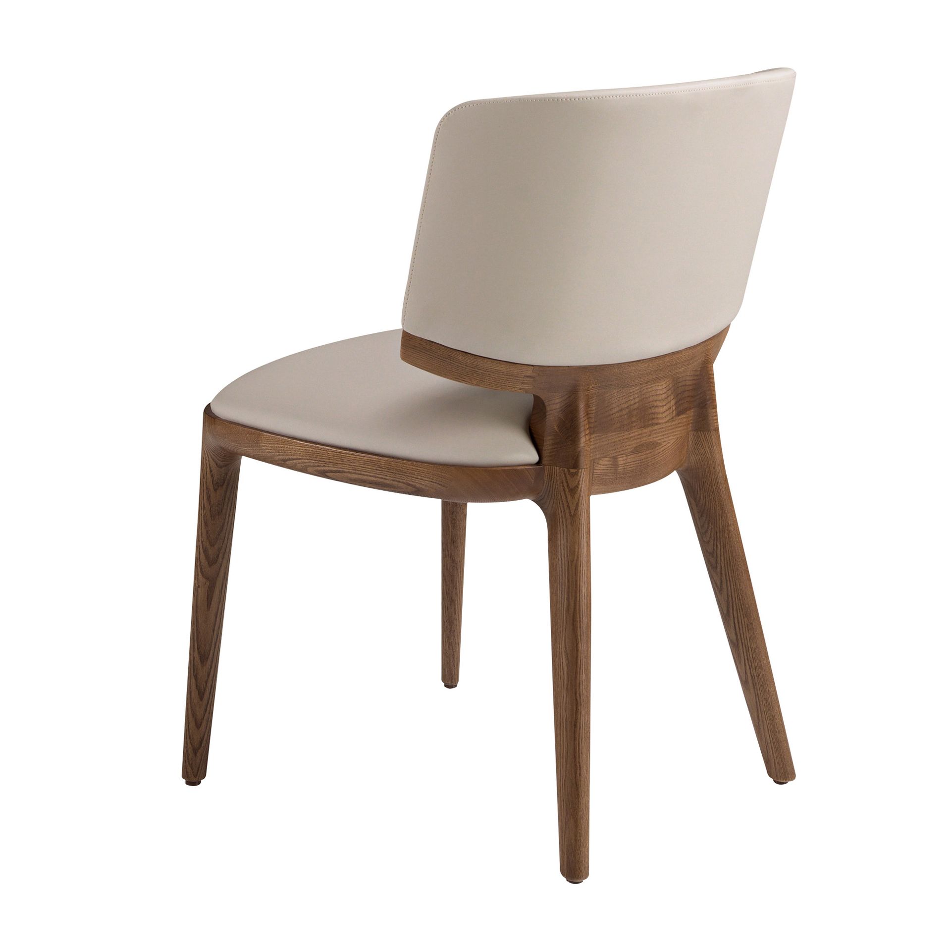 Стул 4206 из кремовой экокожи Angel Cerda