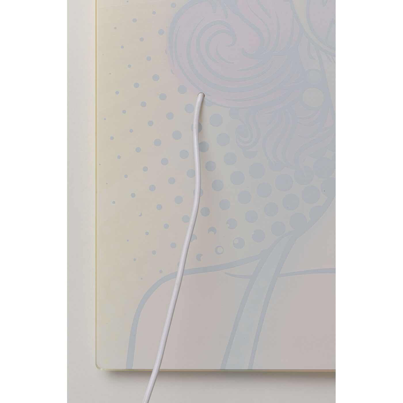 Картина стеклянная Beauty LED 39x39cm KARE 58143