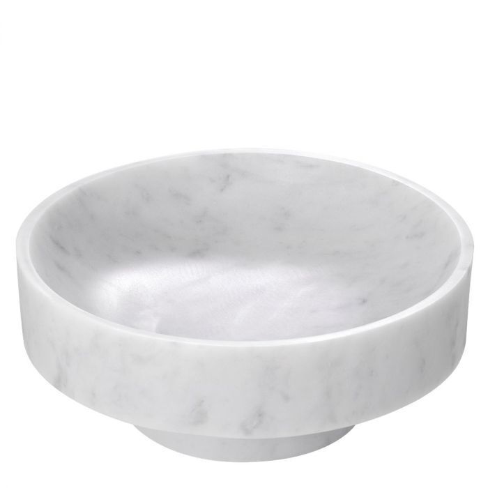 Тарелка Eichholtz Santiago marble white 114611