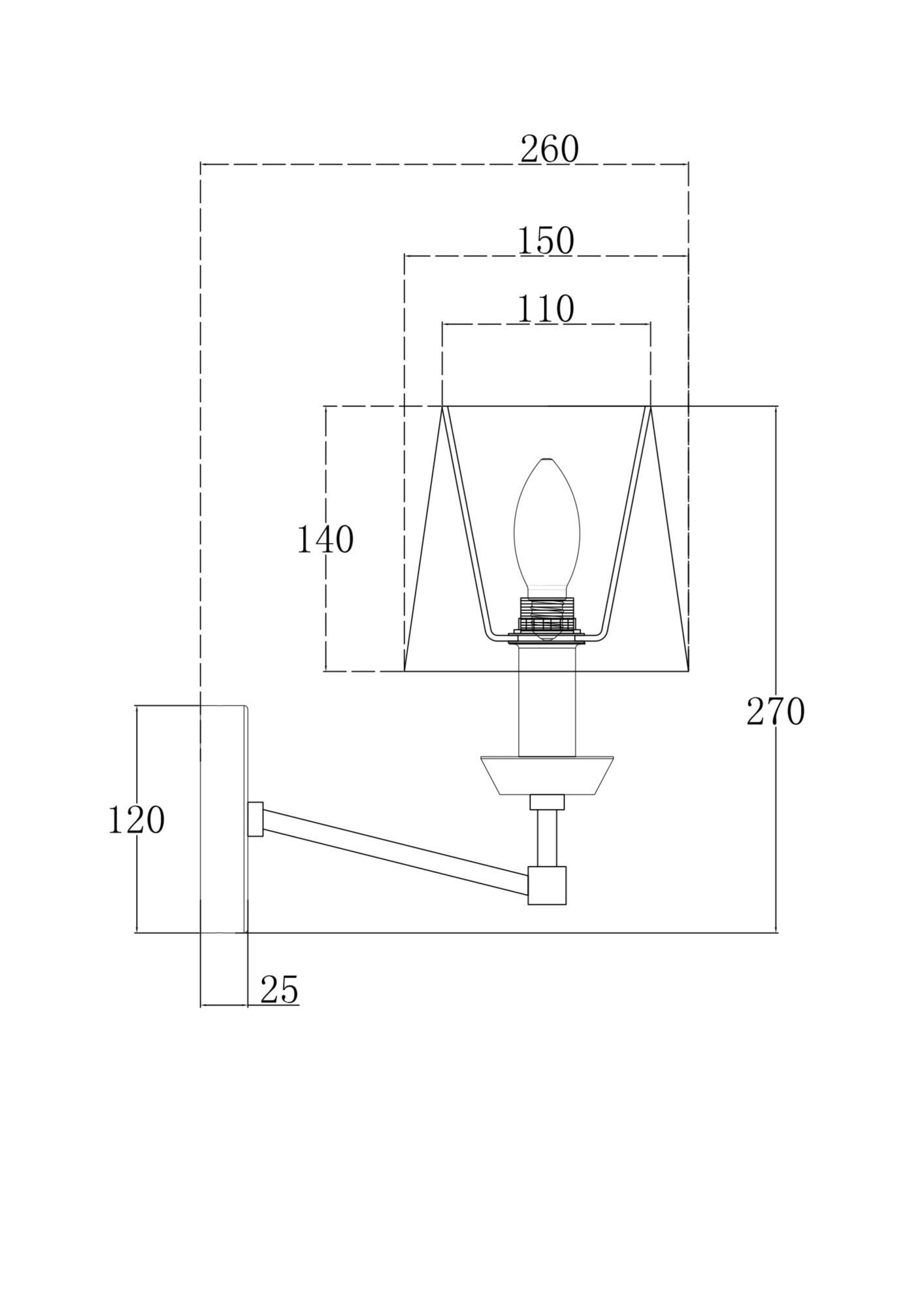 Бра Maytoni MOD064WL-01N
