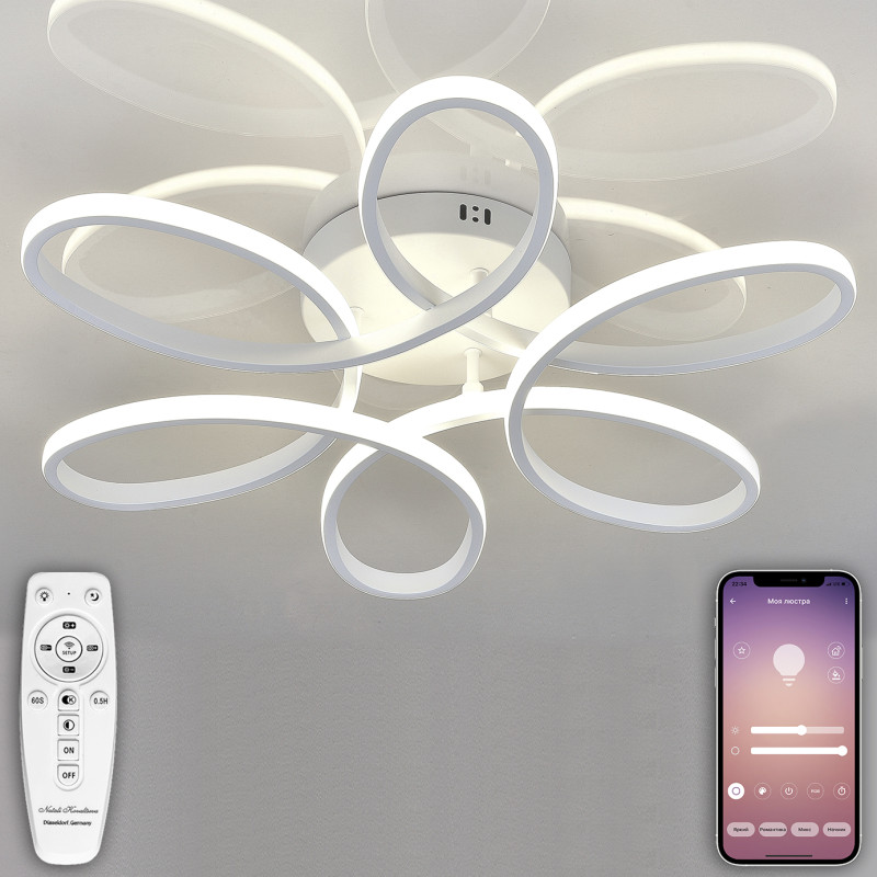 Накладная люстра Natali Kovaltseva LED LAMPS 81121/6C