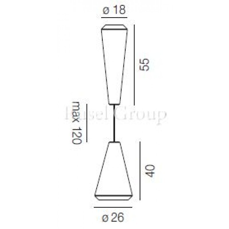 Подвесной светильник Vistosi WITHWHITE SP 18 M