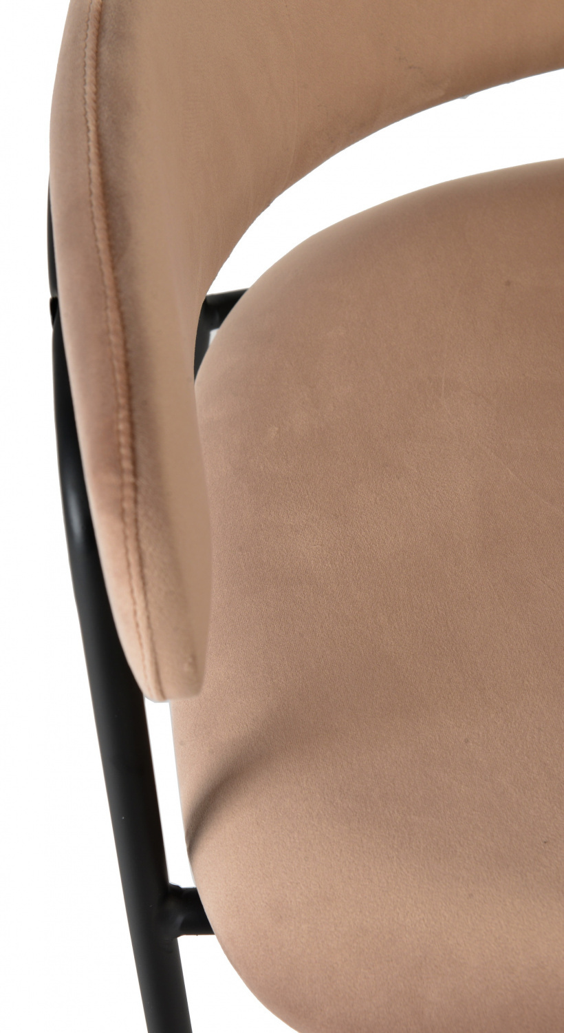 Стул Napoli латте с черными ножками Bradex Home FR 0326