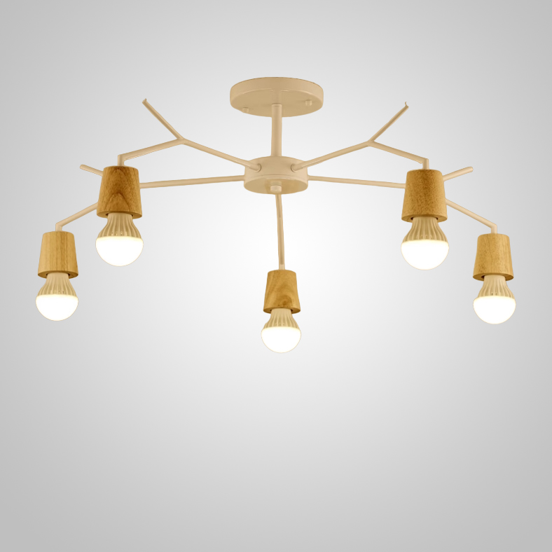 Люстра на штанге LES L5 White by ImperiumLoft