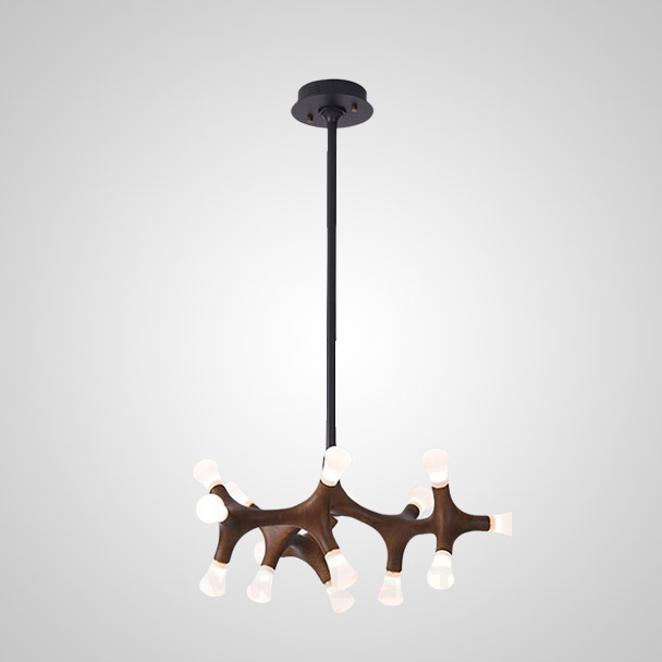 Потолочный светильник SANTANA L15 Dark brown by ImperiumLoft