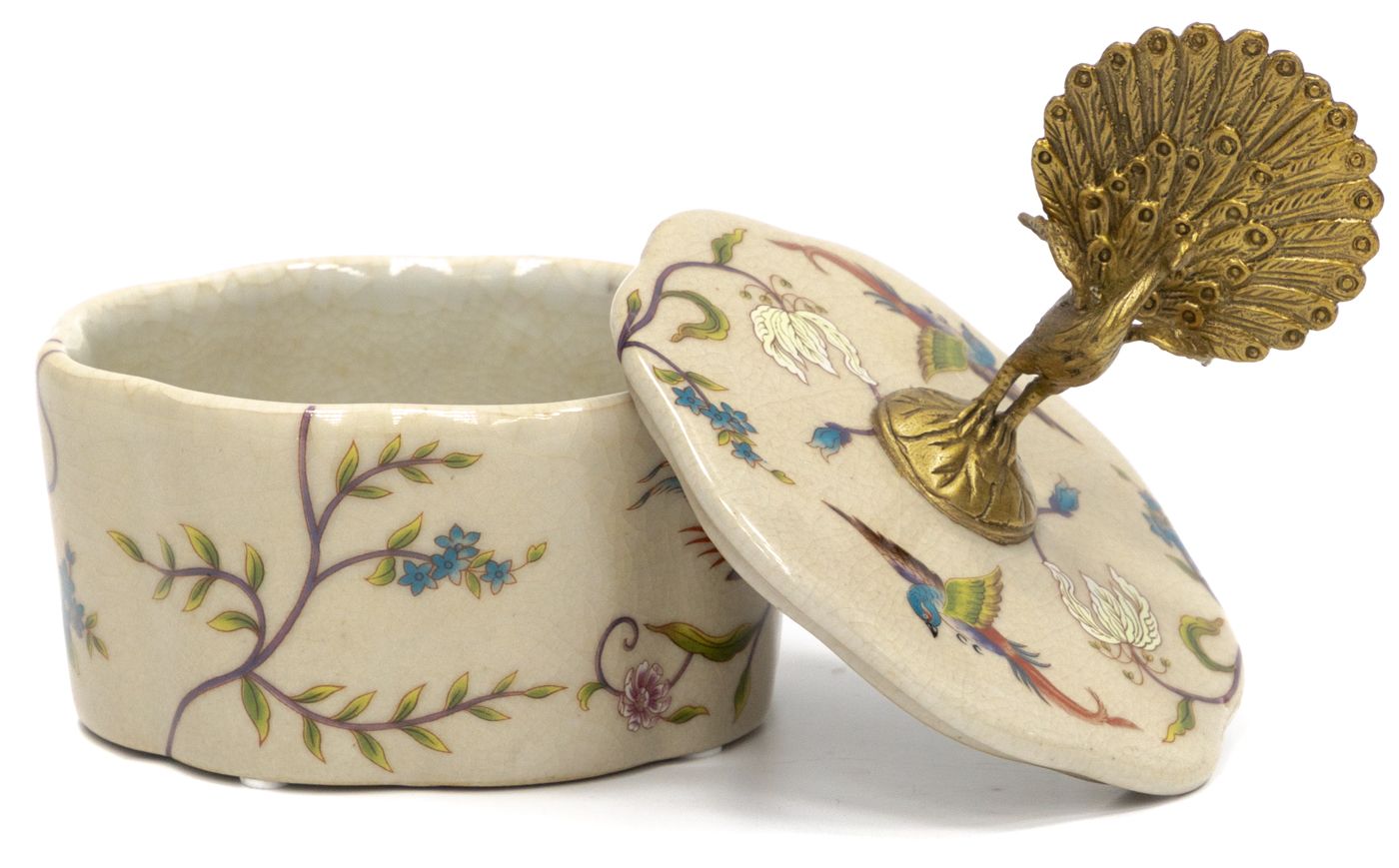 Шкатулка с павлином Glasar 31G2501/B1229FHC/HFD2075