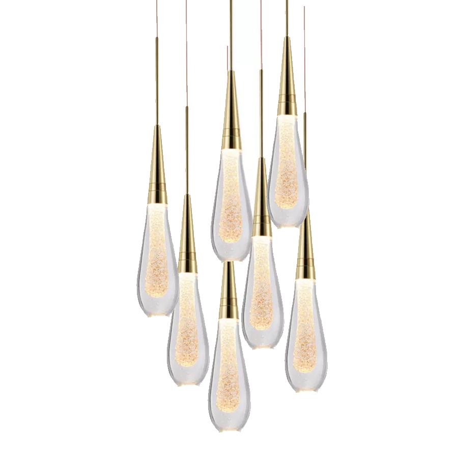 Подвесной светильник Delight Collection Pour 7 gold