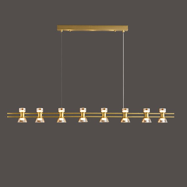 Подвесной светильник BLASIUS LONG L160 Brass by ImperiumLoft