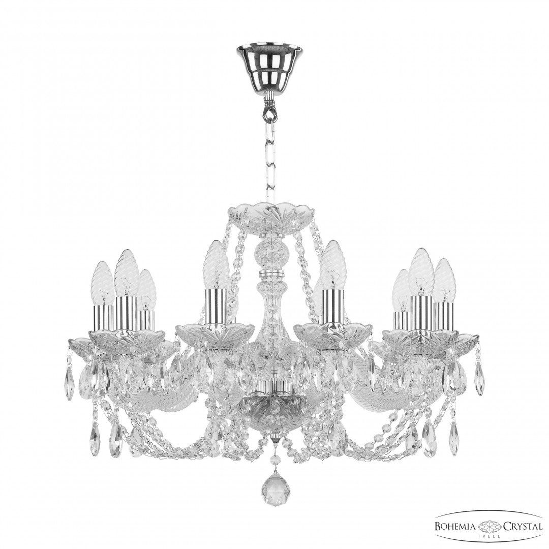 Люстра хрустальная 101/10/195 Ni Bohemia Ivele Crystal