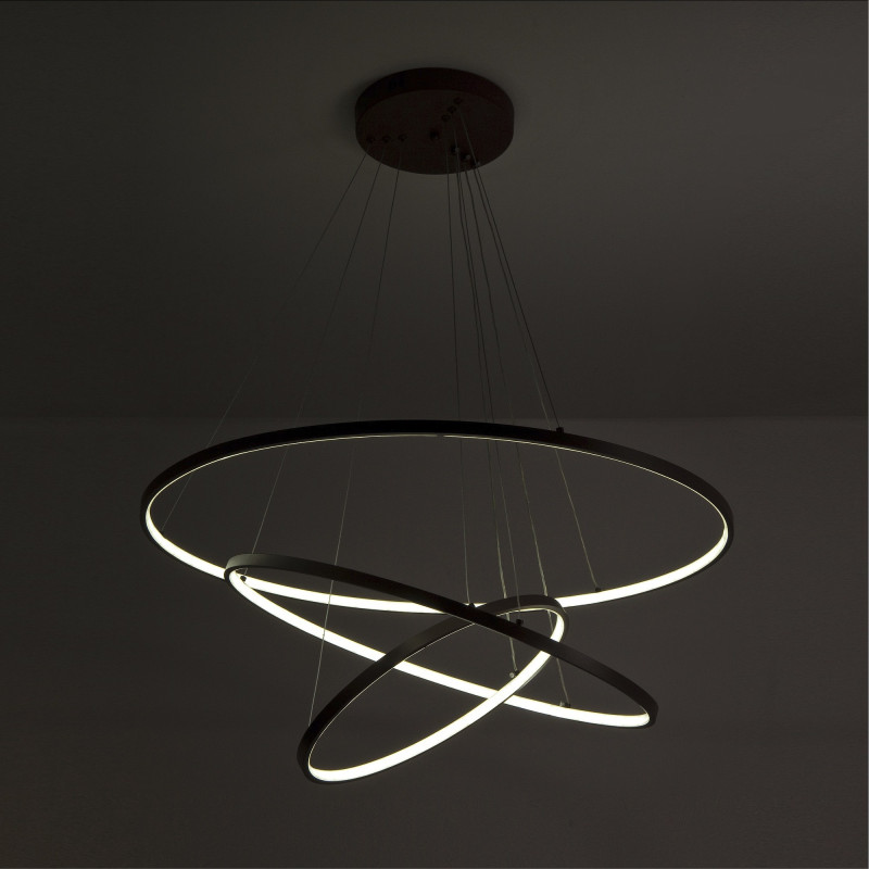 Каскадная люстра LED4U L5053-80-60-40 BR