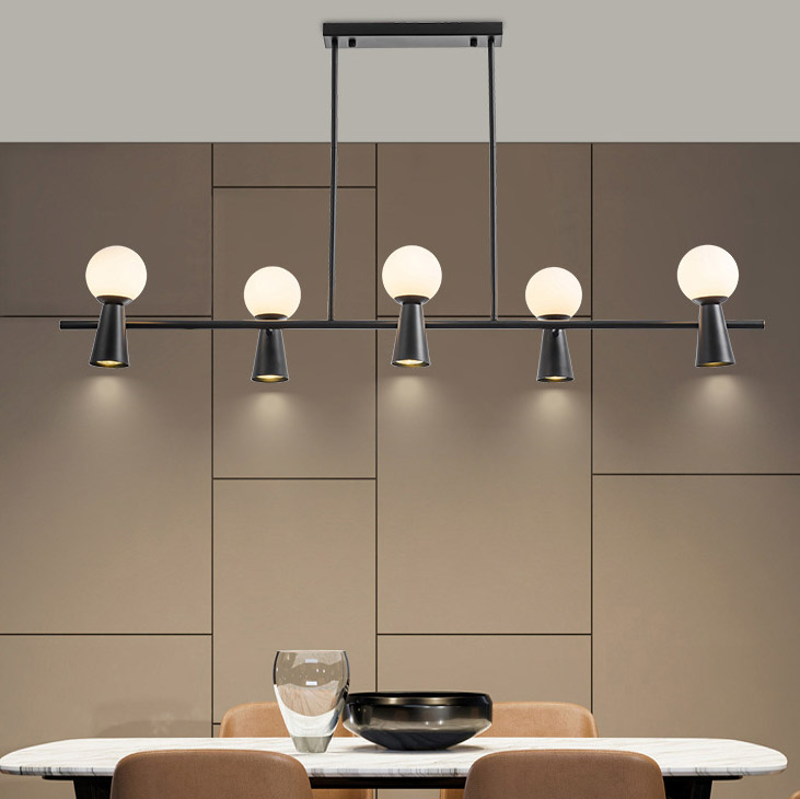Потолочный светильник ABELINA LONG L10 Black White by ImperiumLoft