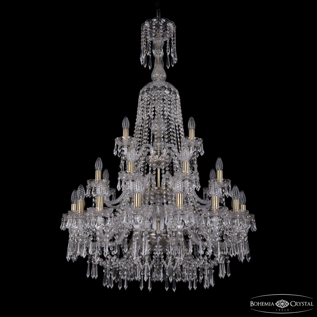 Люстра хрустальная 1403/16+8+4/300/XL-131/3d Pa Bohemia Ivele Crystal