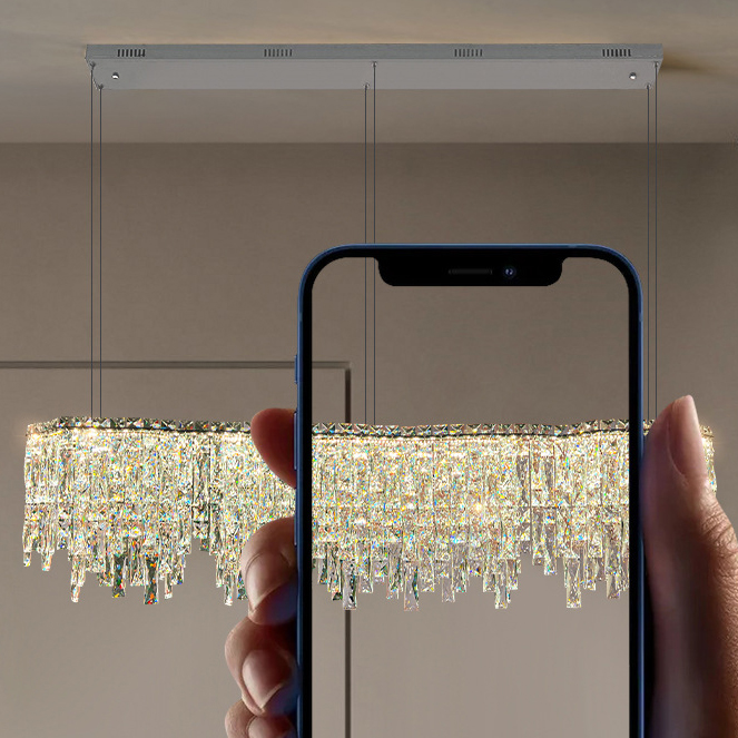 Реечный, рядный светильник MICHELLE LONG L100 Brass by ImperiumLoft