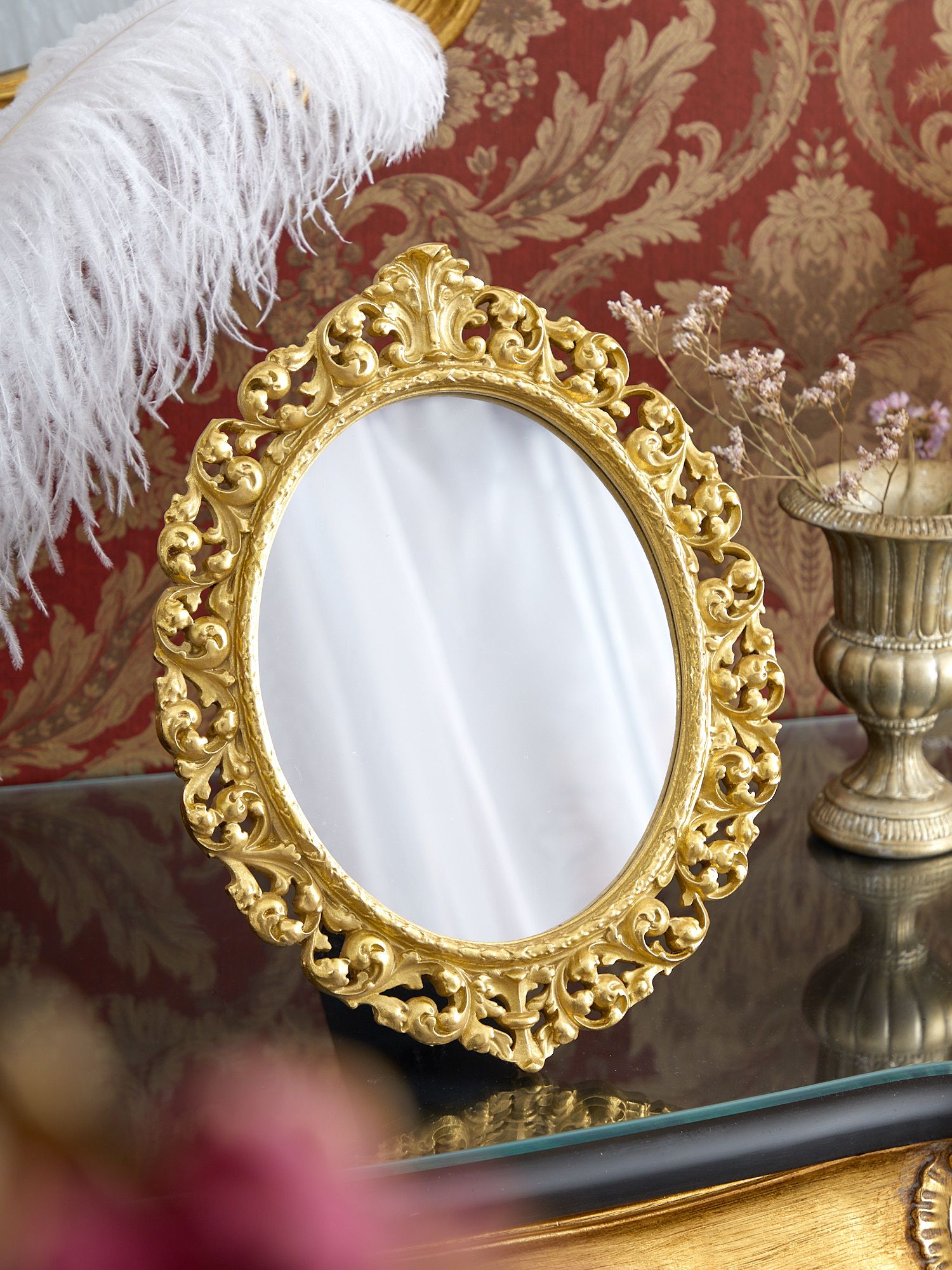 Зеркало настольно-настенное, под старину Glasar 28-345