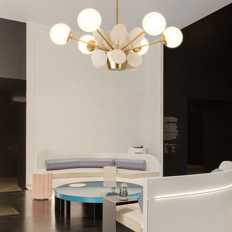 Потолочный светильник MATISSE CH L8 White by ImperiumLoft
