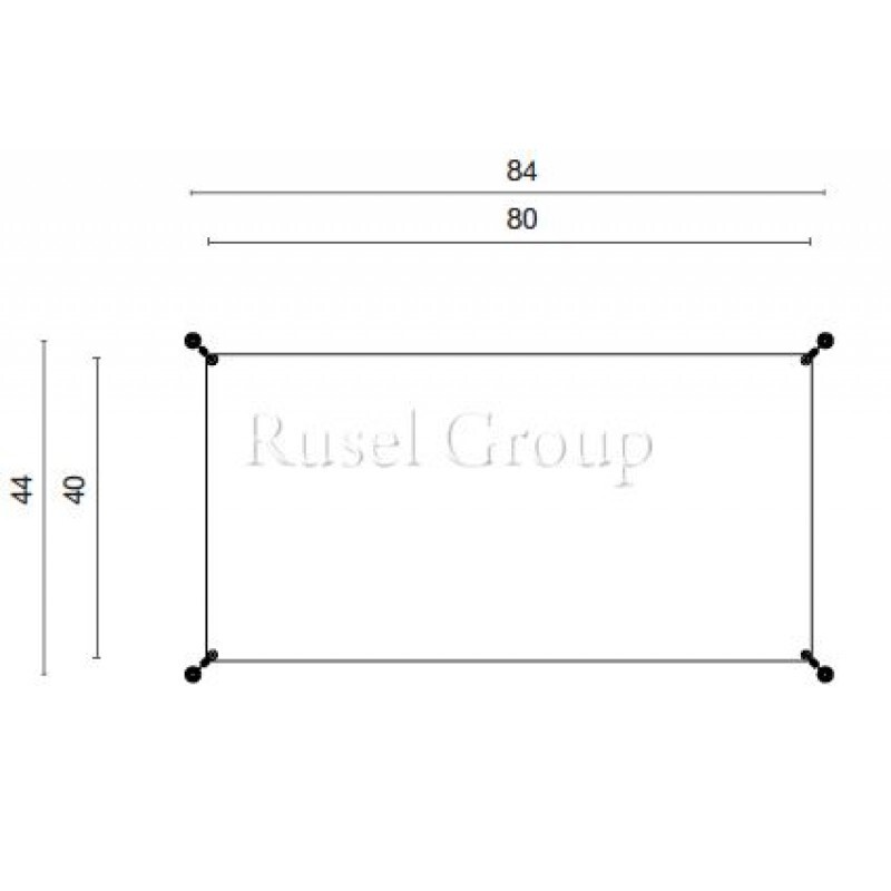 Настенный светильник B.Lux Veroca wall 80x40