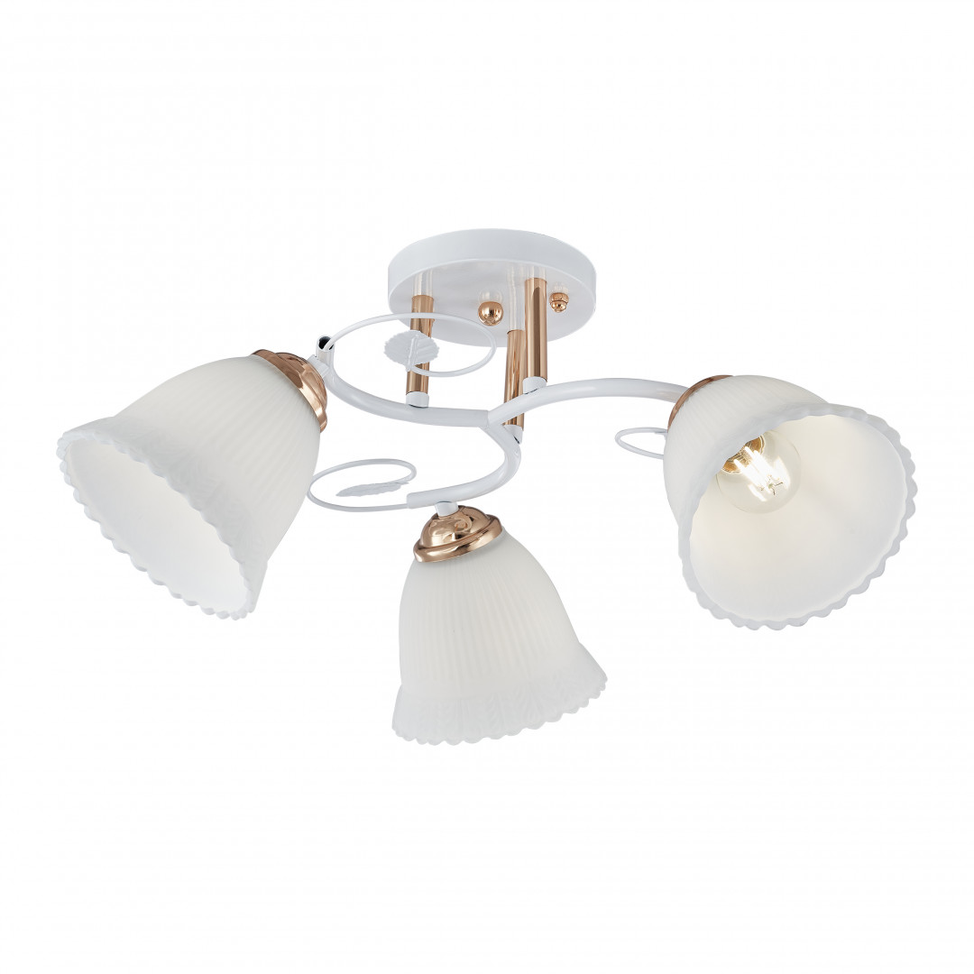 Люстра с плафонами 325395/3A WH+FG Arte Milano