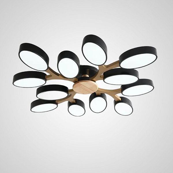 Потолочная люстра INGALIS L114 Black by ImperiumLoft