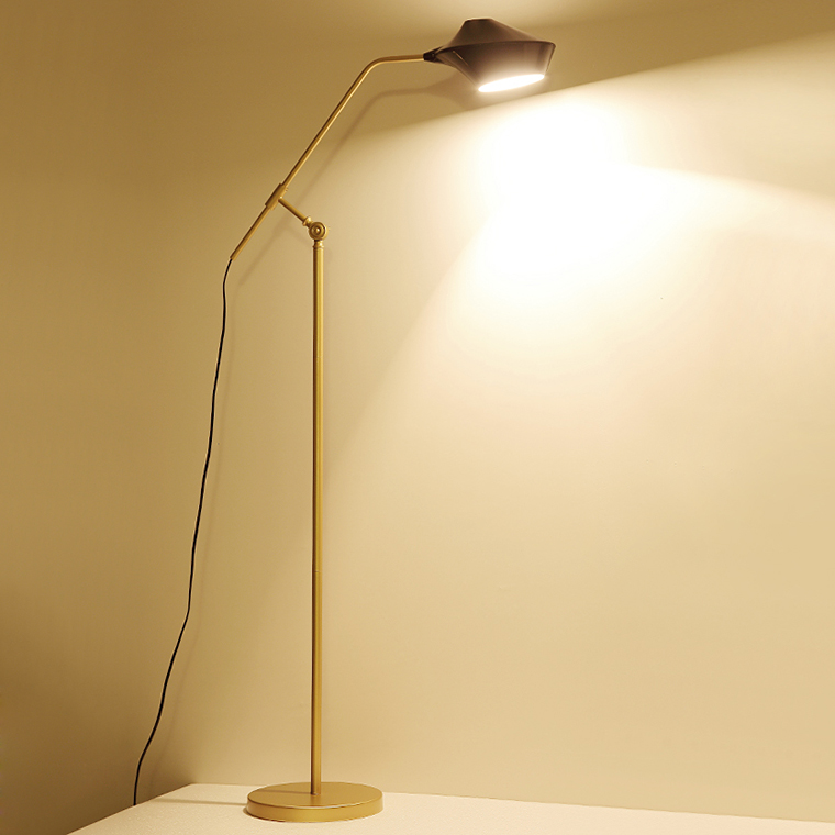 Торшер LANT FL Gold Black by ImperiumLoft