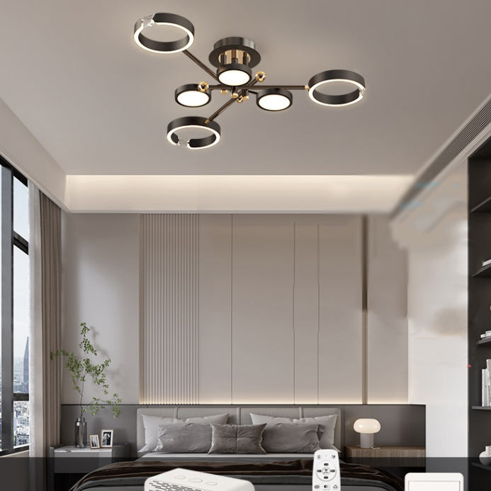 Потолочная люстра SELLIF CH L12 Black by ImperiumLoft