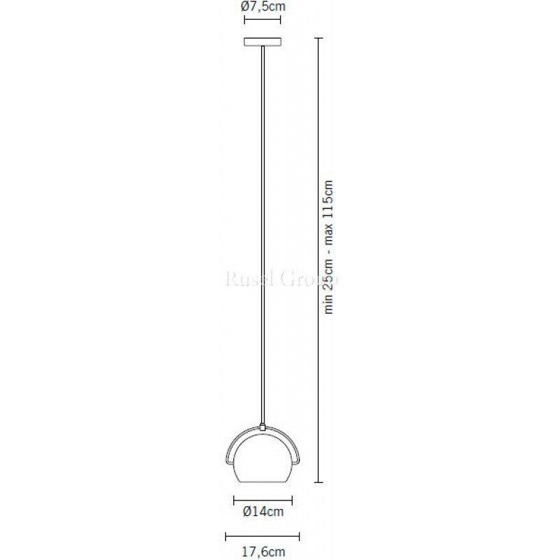 Подвесной светильник Fabbian Beluga White D57 A19 01