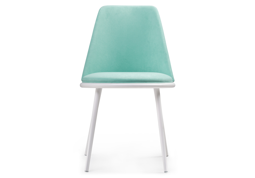 Стул Woodville Алдис катания лагун / белый матовый 507436