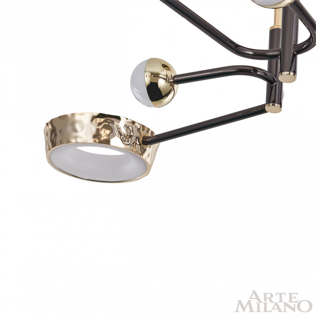 Люстра светодиодная 273210/8 BK/GD Arte Milano