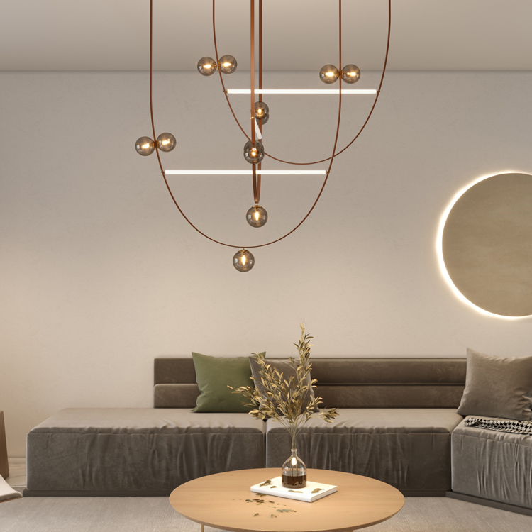 Подвесной светильник FABIUS H100 Brown by ImperiumLoft