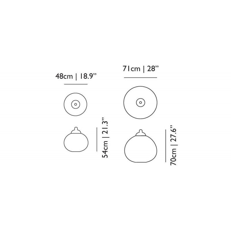 Подвесной светильник Moooi NR2 medium black cable