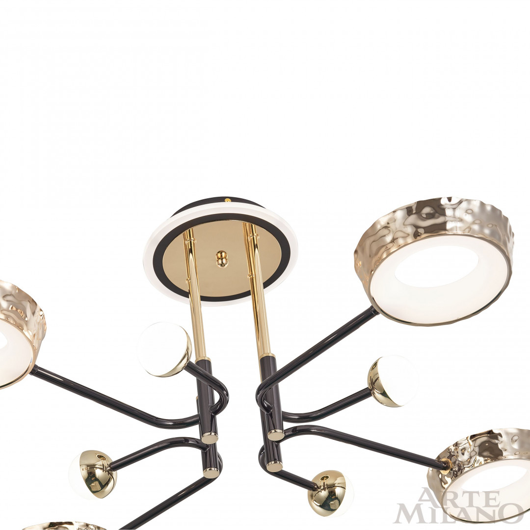 Люстра светодиодная 273210/8 BK/GD Arte Milano