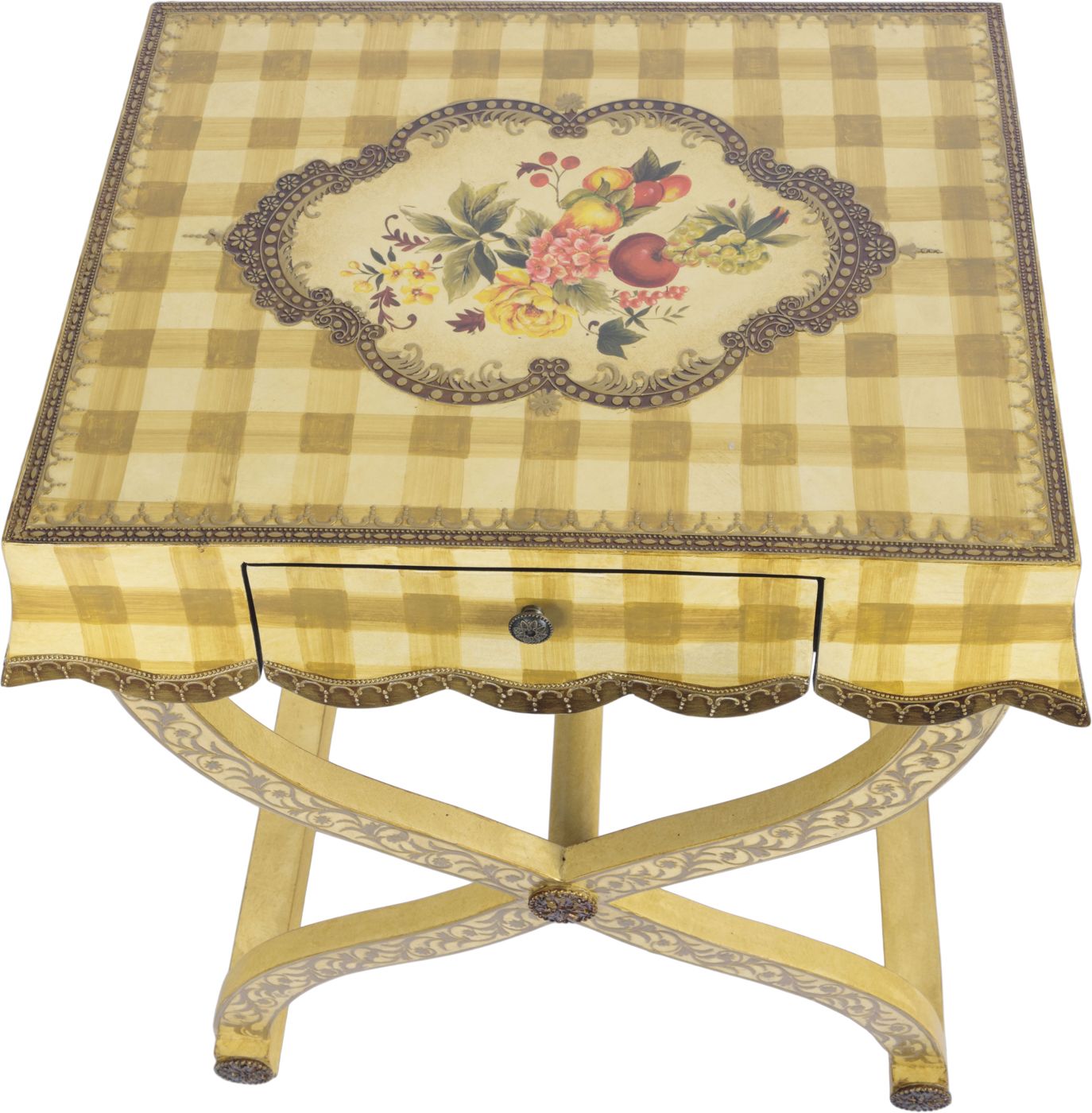 Столик с ящиком Glasar 35-094