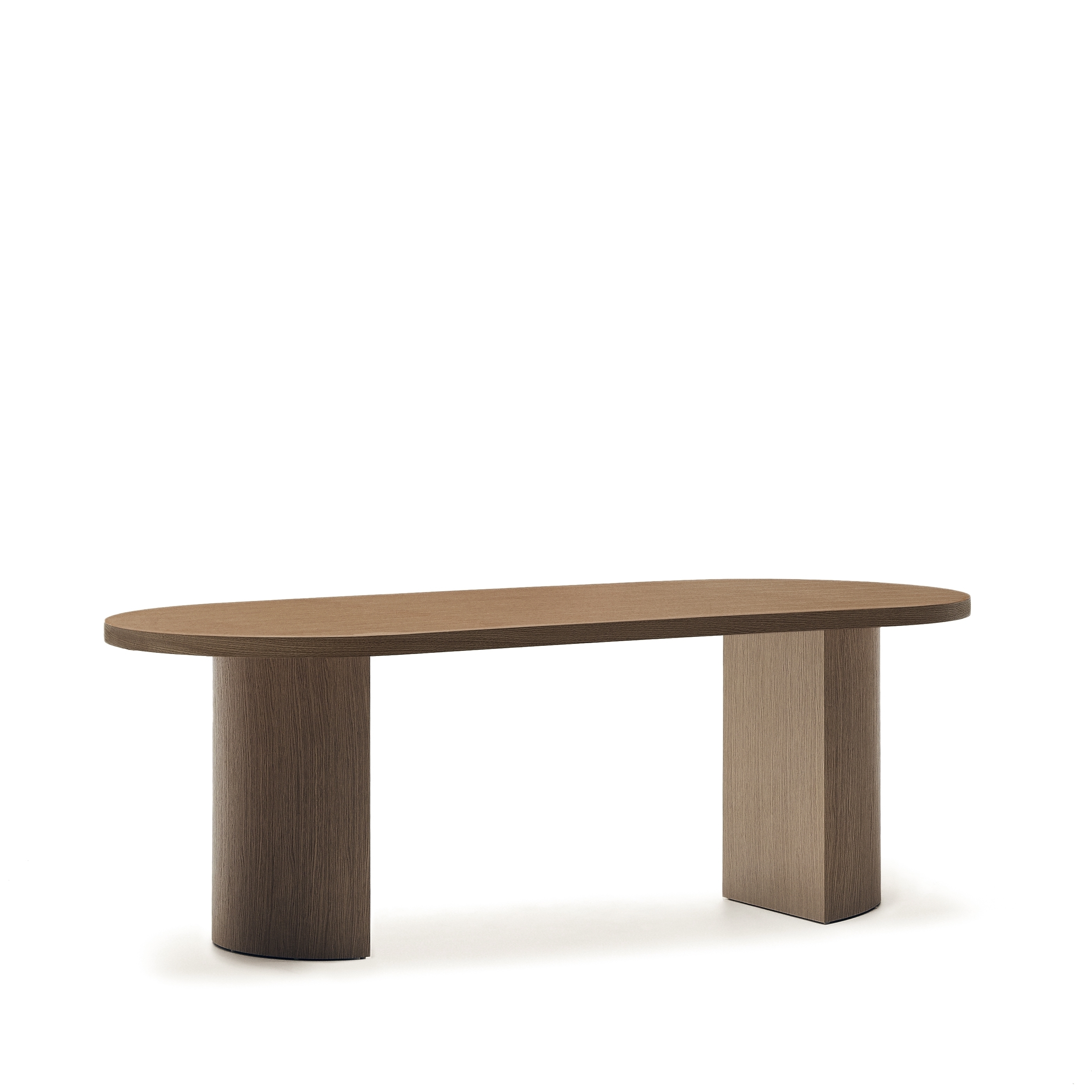 Стол Nealy с ореховым шпоном в темной отделке, 200 x 100 см La Forma (ex Julia Grup)