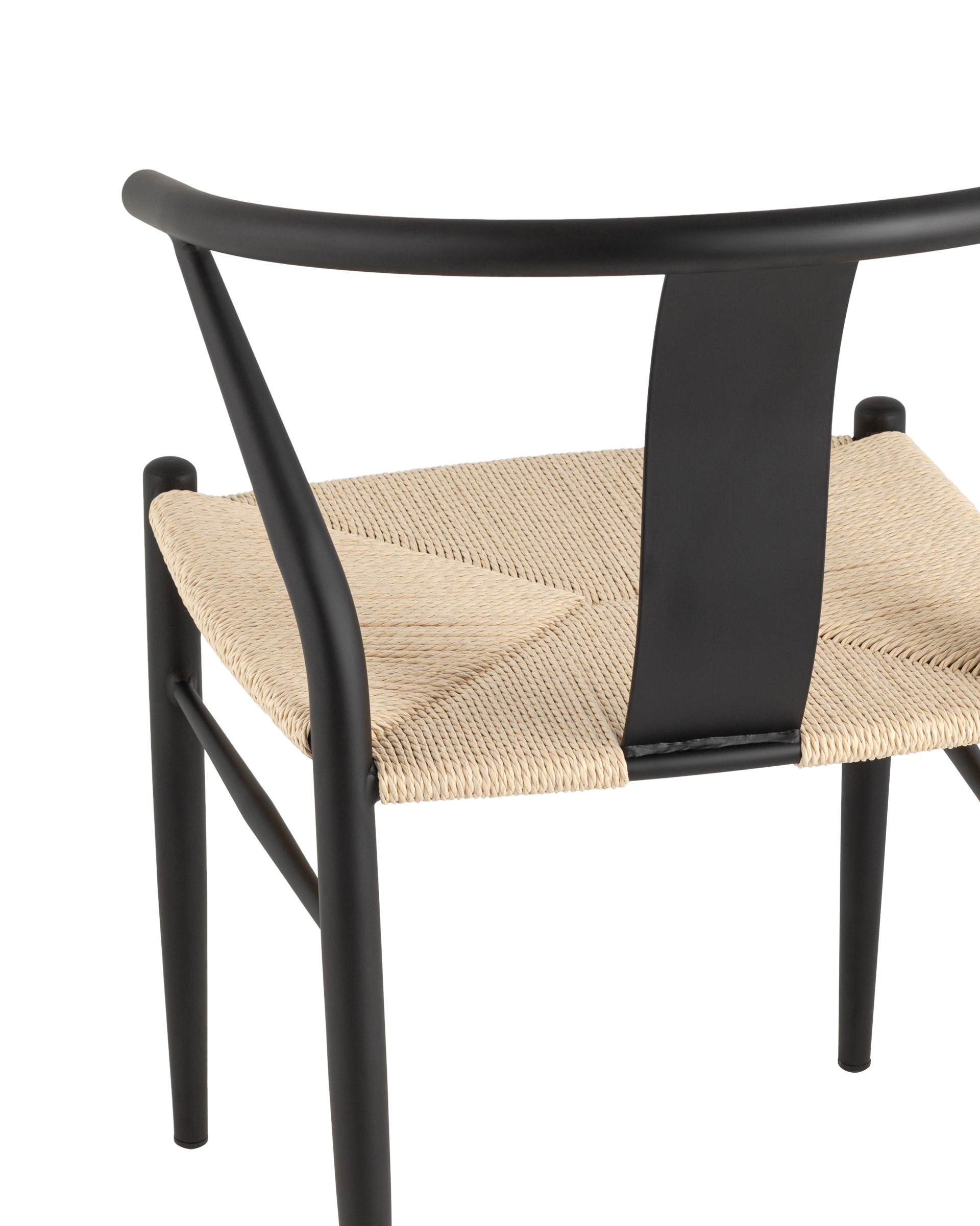 Стул обеденный Wishbone Style бежевый Stool Group