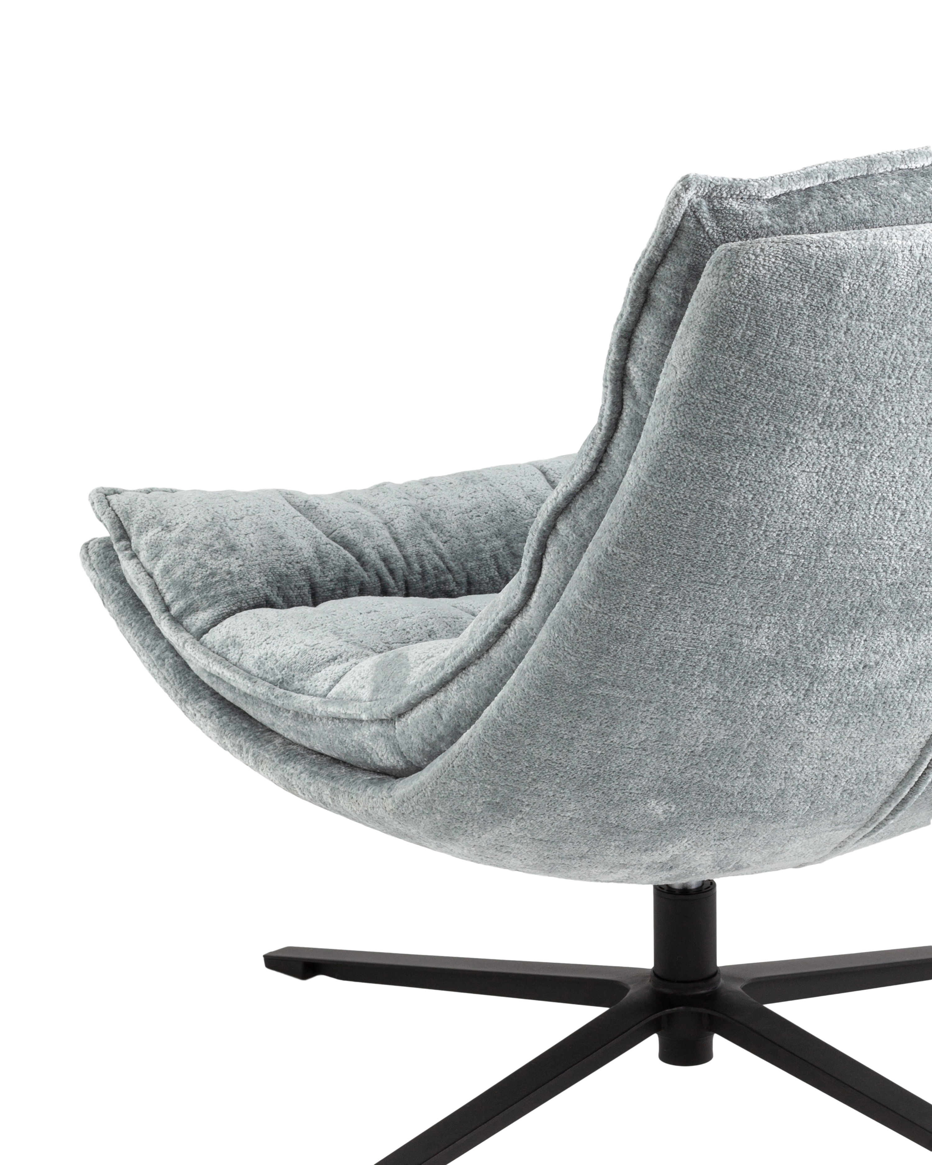 Кресло лаунж Lazy серый Stool Group