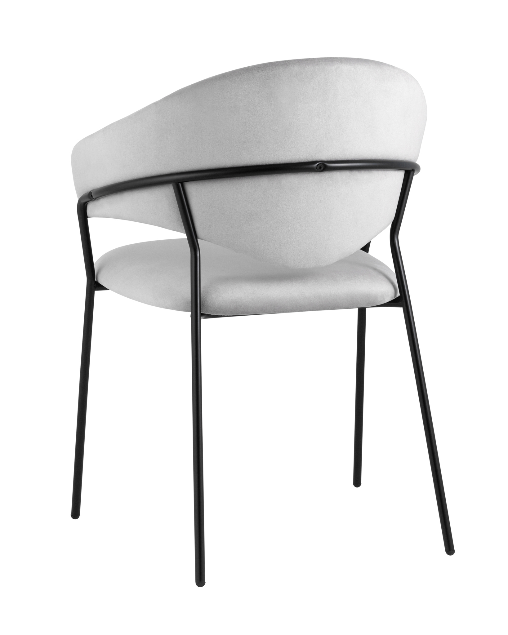 Стул Алексис велюр серый Stool Group