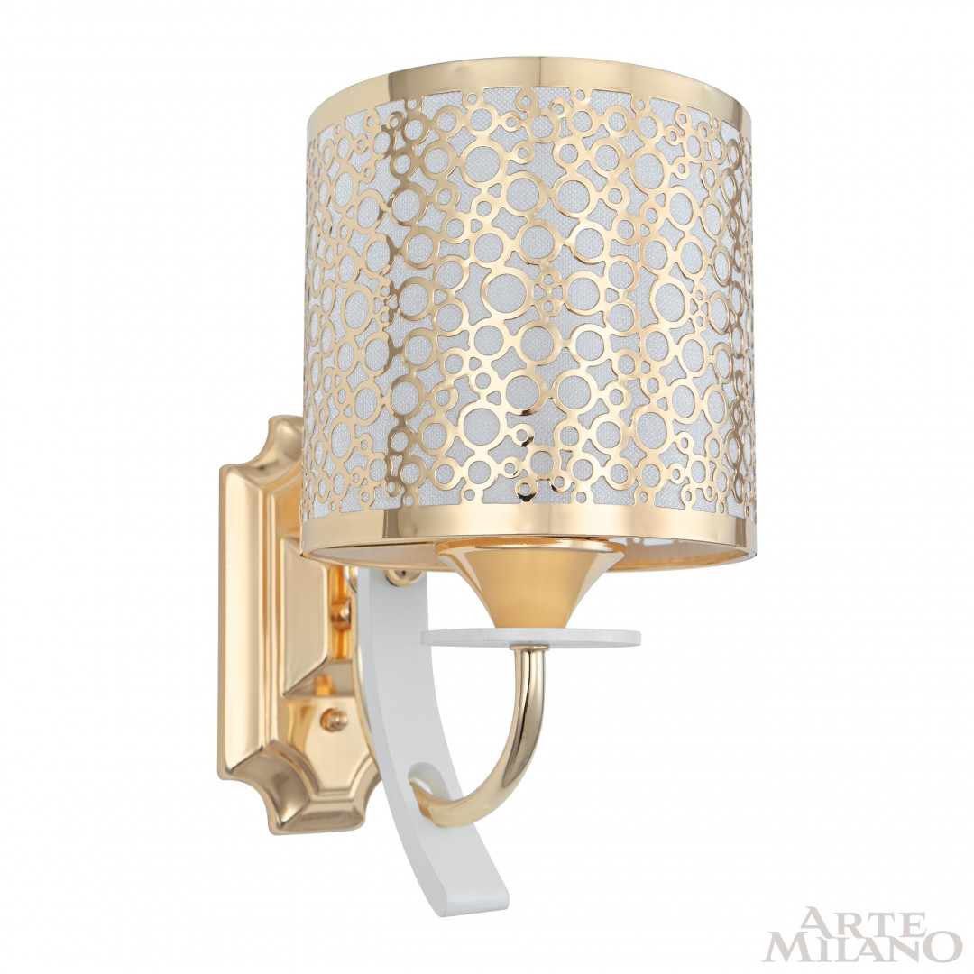 Бра с плафоном 306067/1W Wh/Gd Arte Milano