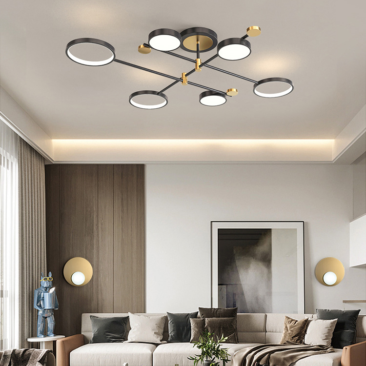 Потолочная люстра MARSA L4 Black by ImperiumLoft