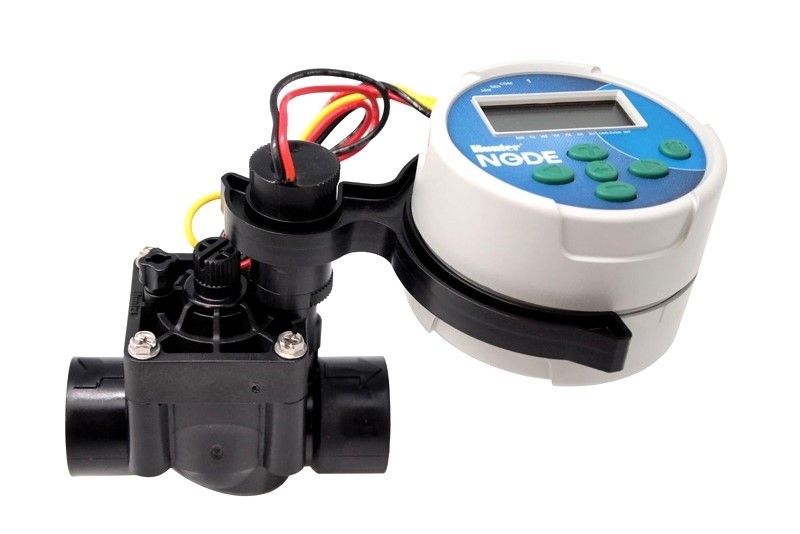 Контроллер HUNTER NODE-100-VALVE (1 зона) с клапаном на 9 Вольт NODE100VALVEB