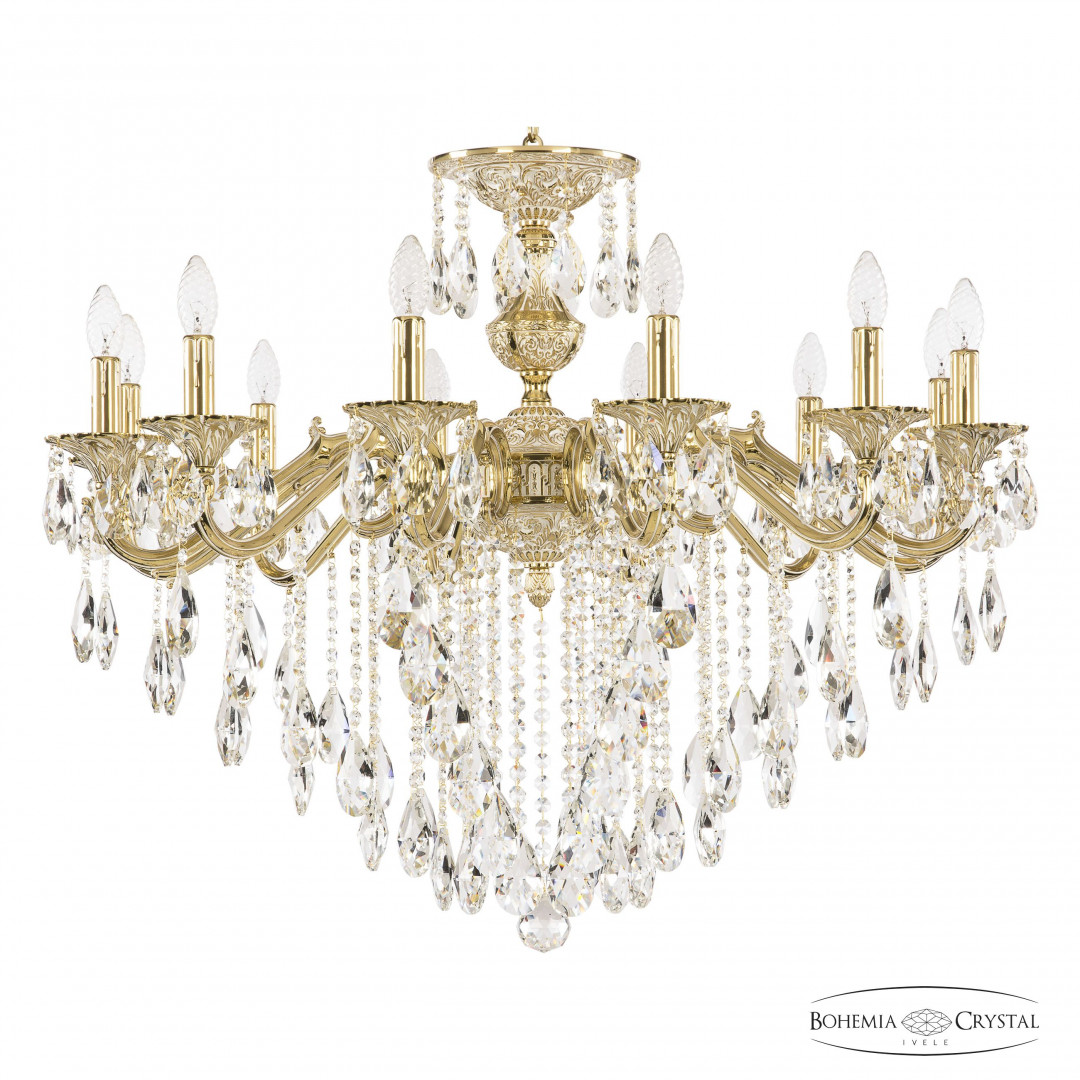 Люстра бронзовая с хрусталём 72202/10/300 B GW