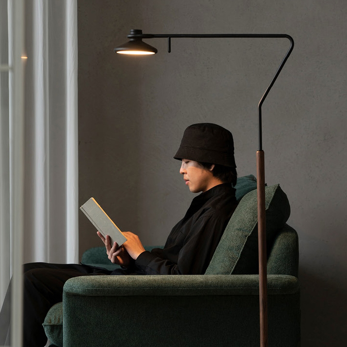 Торшер ENSIO Black by ImperiumLoft