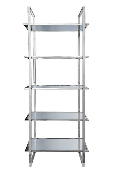 Стеллаж прозрачное стекло/ром Garda Decor 47ED-00400